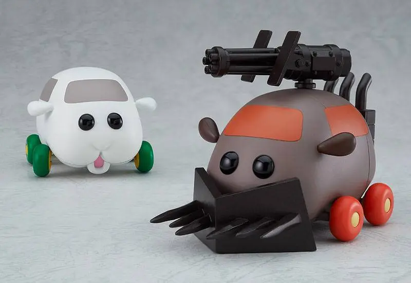Pui Pui Molcar MODEROID Plastic Model Kit Molcar Armored Teddy 7 cm product photo