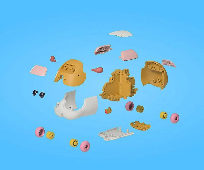 Pui Pui Molcar MODEROID Plastic Model Kit Molcar Potato 7 cm product photo