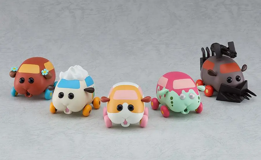 Pui Pui Molcar MODEROID Plastic Model Kit Molcar Zombie Shiromo 7 cm product photo