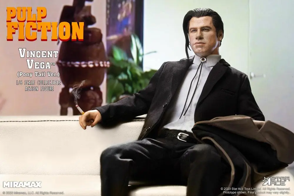 Pulp Fiction My Favourite Movie Action Figure 1/6 Vincent Vega 2.0 (Pony Tail) 30 cm product photo