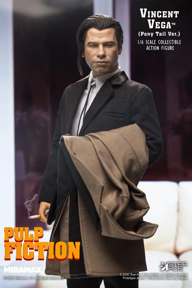 Pulp Fiction My Favourite Movie Action Figure 1/6 Vincent Vega 2.0 (Pony Tail) 30 cm product photo