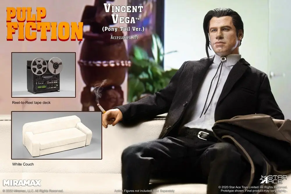 Pulp Fiction My Favourite Movie Action Figure 1/6 Vincent Vega 2.0 (Pony Tail) Deluxe Version 30 cm product photo