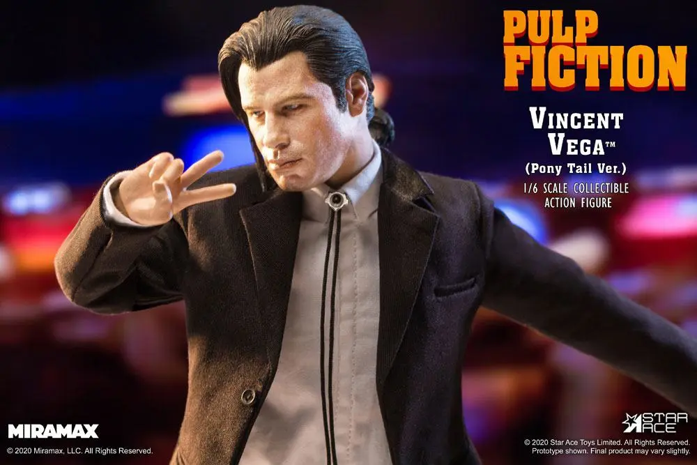 Pulp Fiction My Favourite Movie Action Figure 1/6 Vincent Vega 2.0 (Pony Tail) Deluxe Version 30 cm product photo