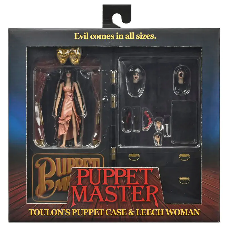 Puppet Master Toulons Puppet Case & Leech Woman figure 10cm termékfotó