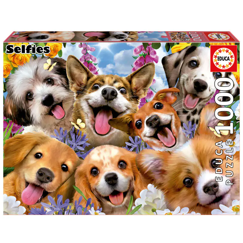 Puppies Selfie puzzle 1000pcs product photo