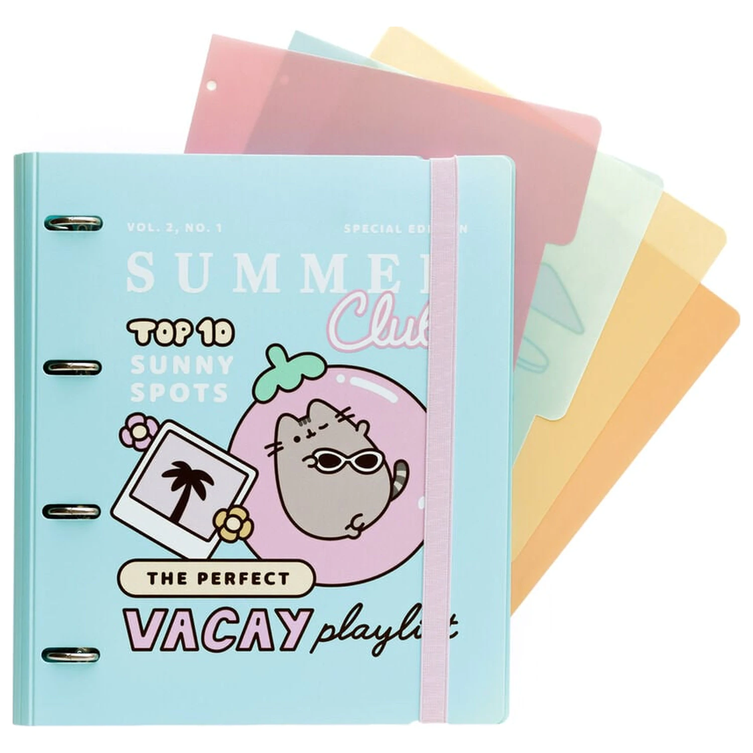 Pusheen 4 ring binder product photo