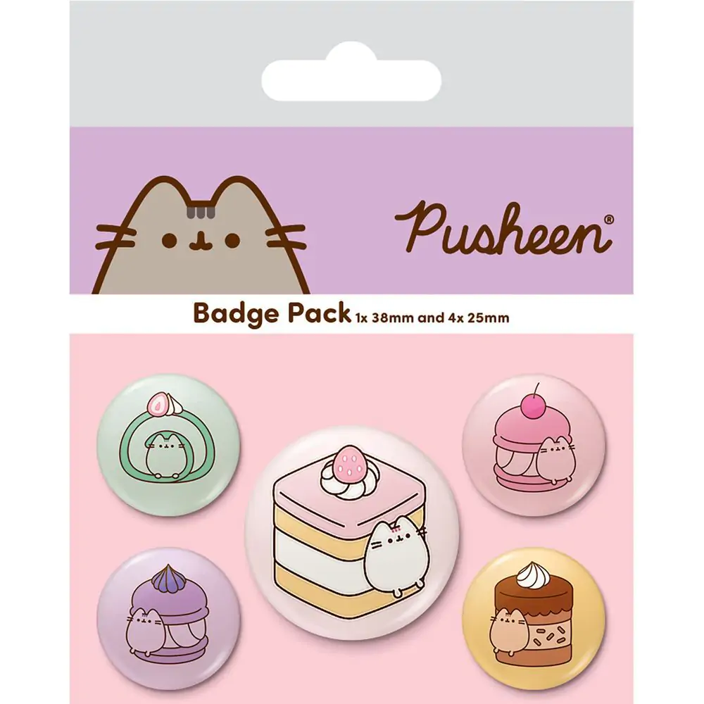 Pusheen Set 5 badge product photo