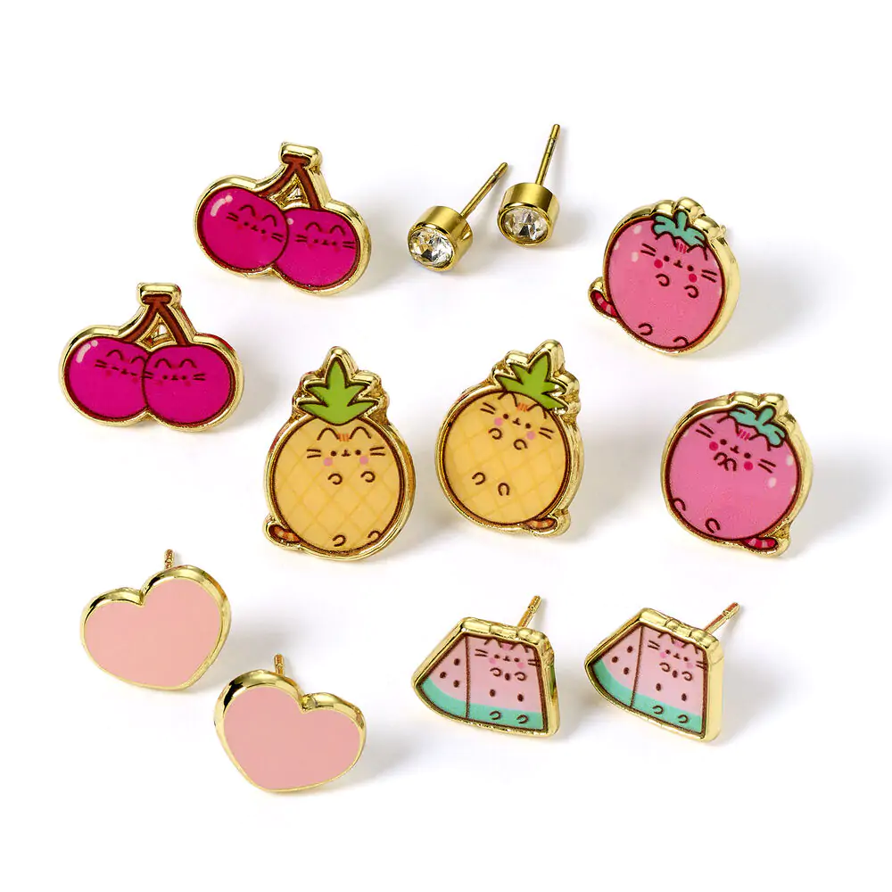 Pusheen Set 6 pairs of earrings product photo