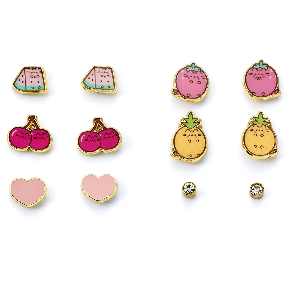 Pusheen Set 6 pairs of earrings product photo