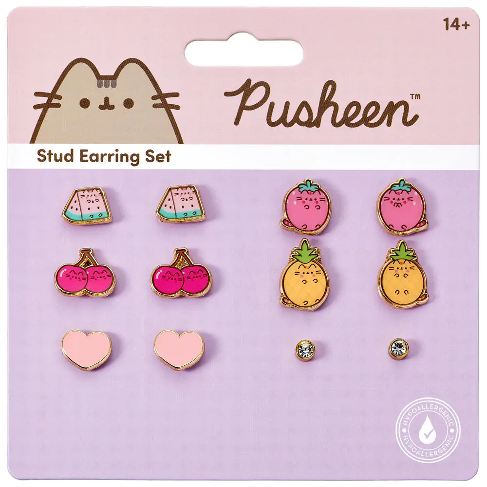 Pusheen Set 6 pairs of earrings product photo