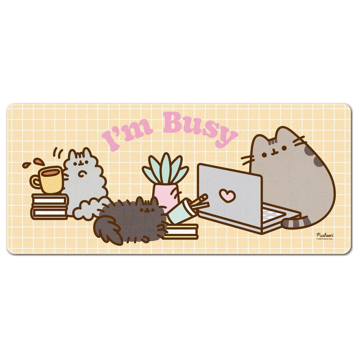 Pusheen desk mat product photo