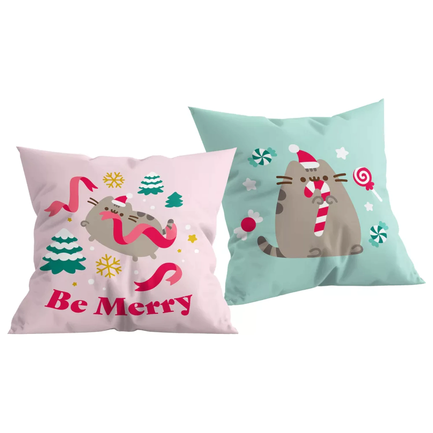 Pusheen Be Merry Cushion, Decorative Pillow 40x40 cm product photo