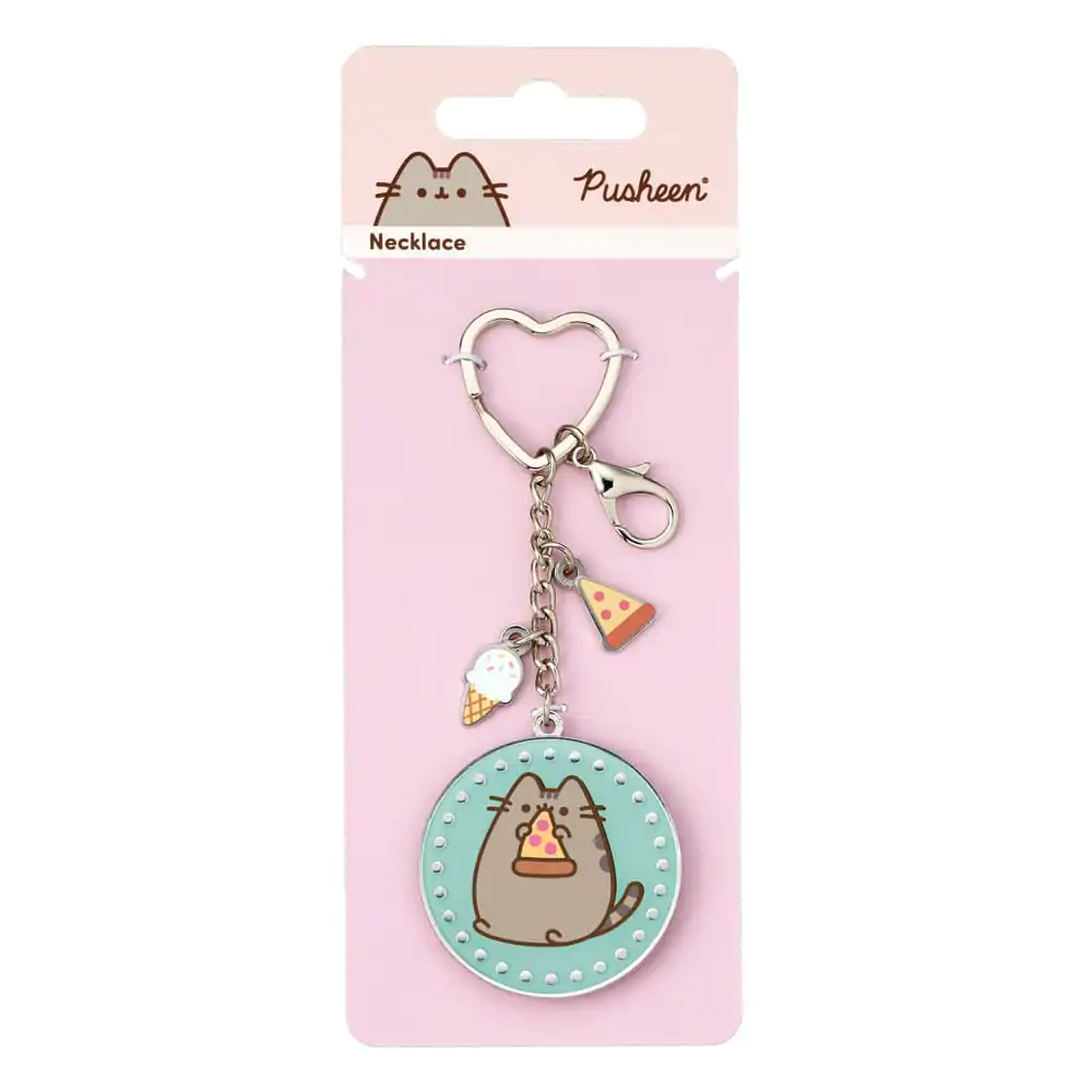 Pusheen Keychain Blue Pizza termékfotó