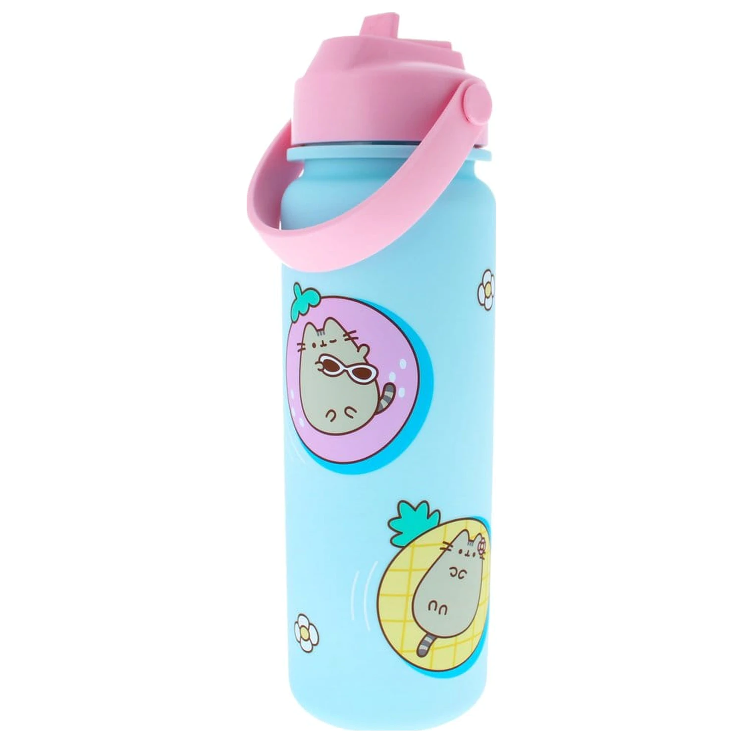 Pusheen Water Bottle Flip Top By The Pool Blue product photo