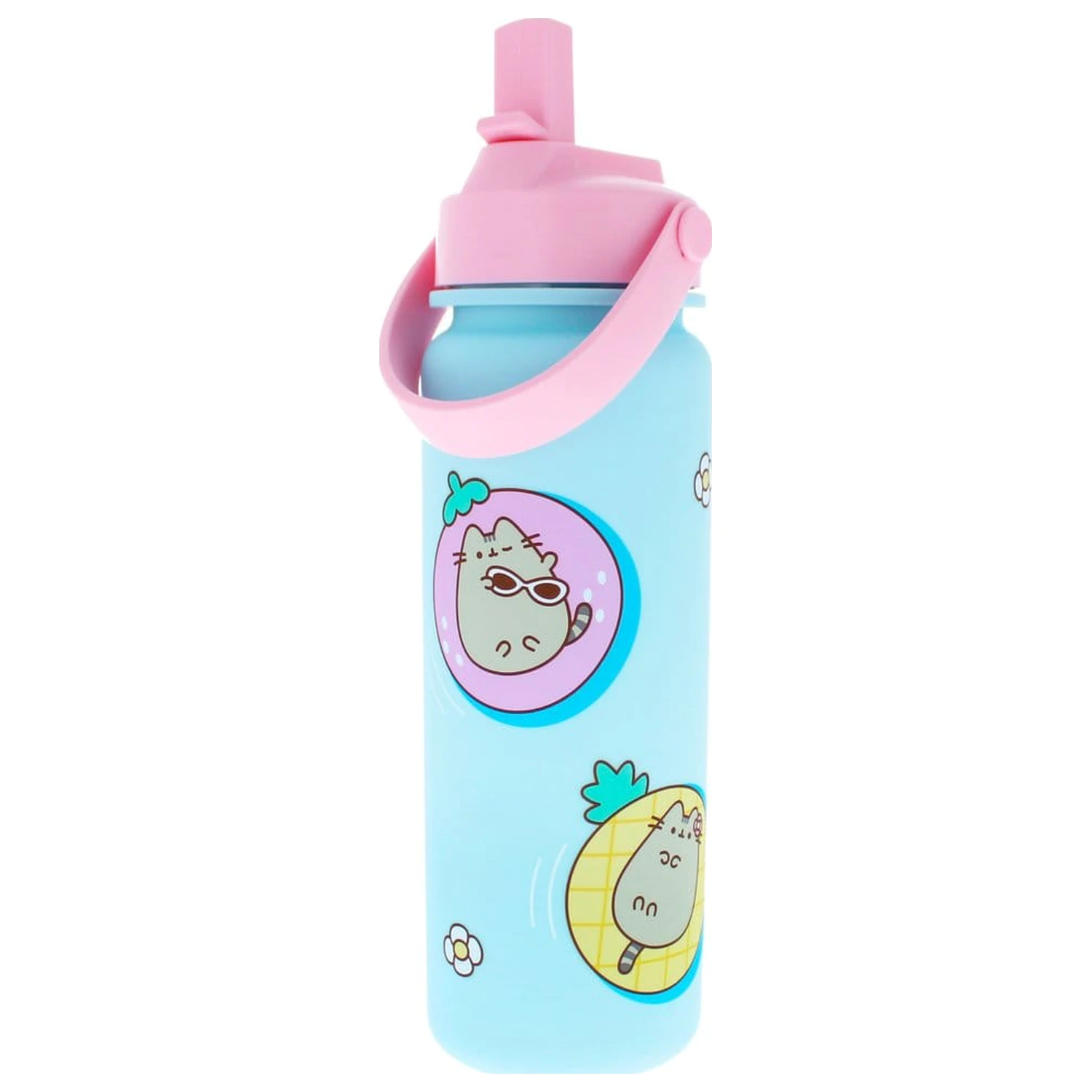 Pusheen Water Bottle Flip Top By The Pool Blue product photo