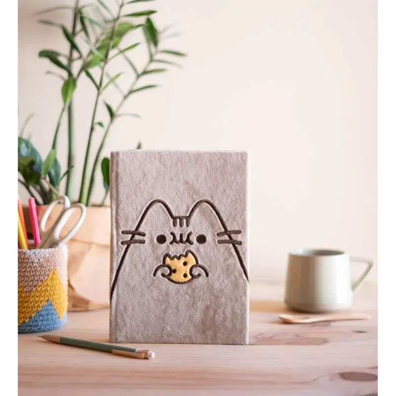 Pusheen Foodie A5 premium plush notebook product photo