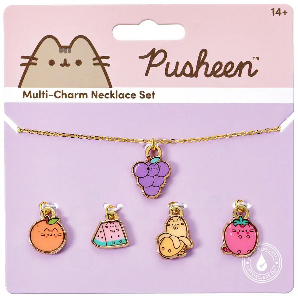 Pusheen Fruits necklace + charms product photo