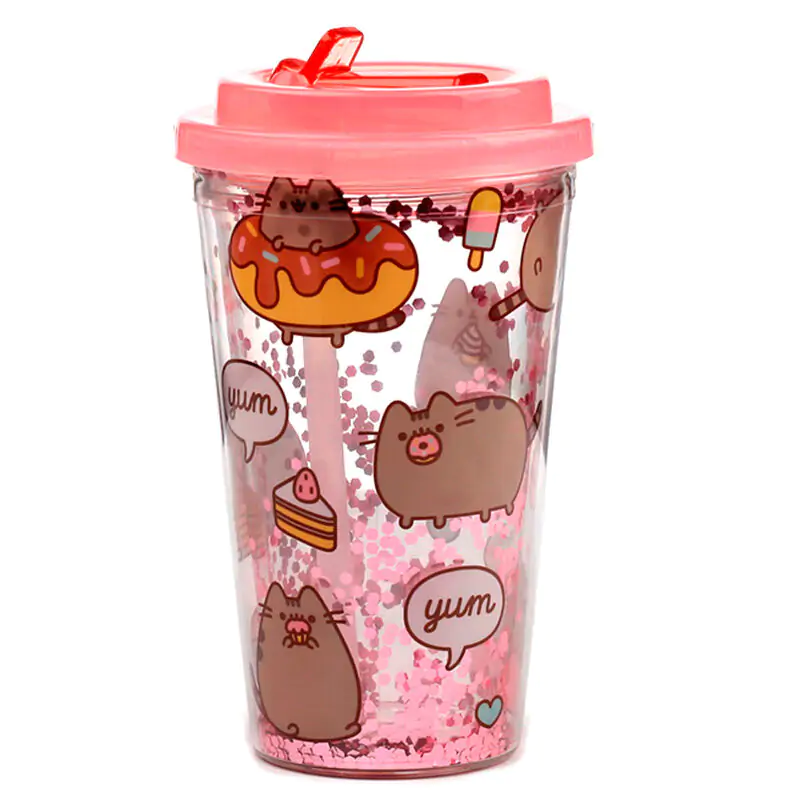 Pusheen Gloton cat tumbler 500ml product photo