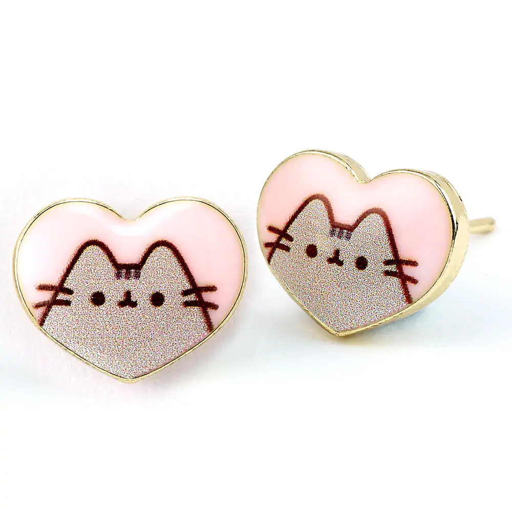 Pusheen Heart earrings product photo