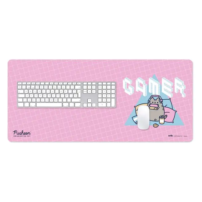 Pusheen gaming desk mat product photo