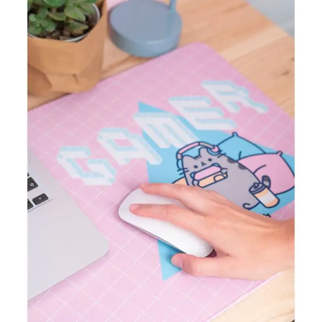 Pusheen gaming desk mat product photo