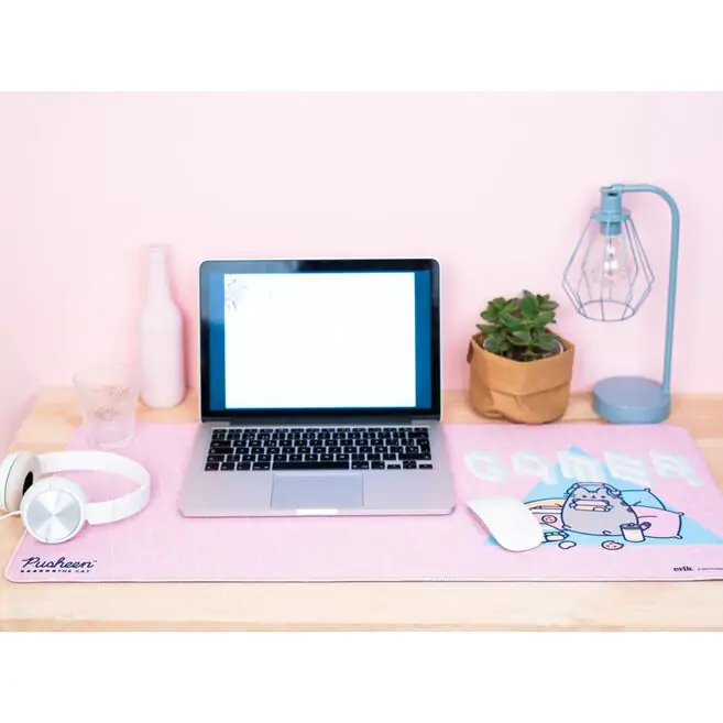 Pusheen gaming desk mat product photo