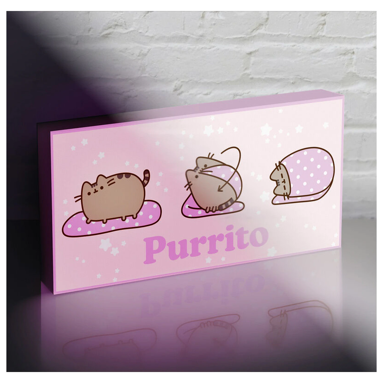 Pusheen light up canvas product photo
