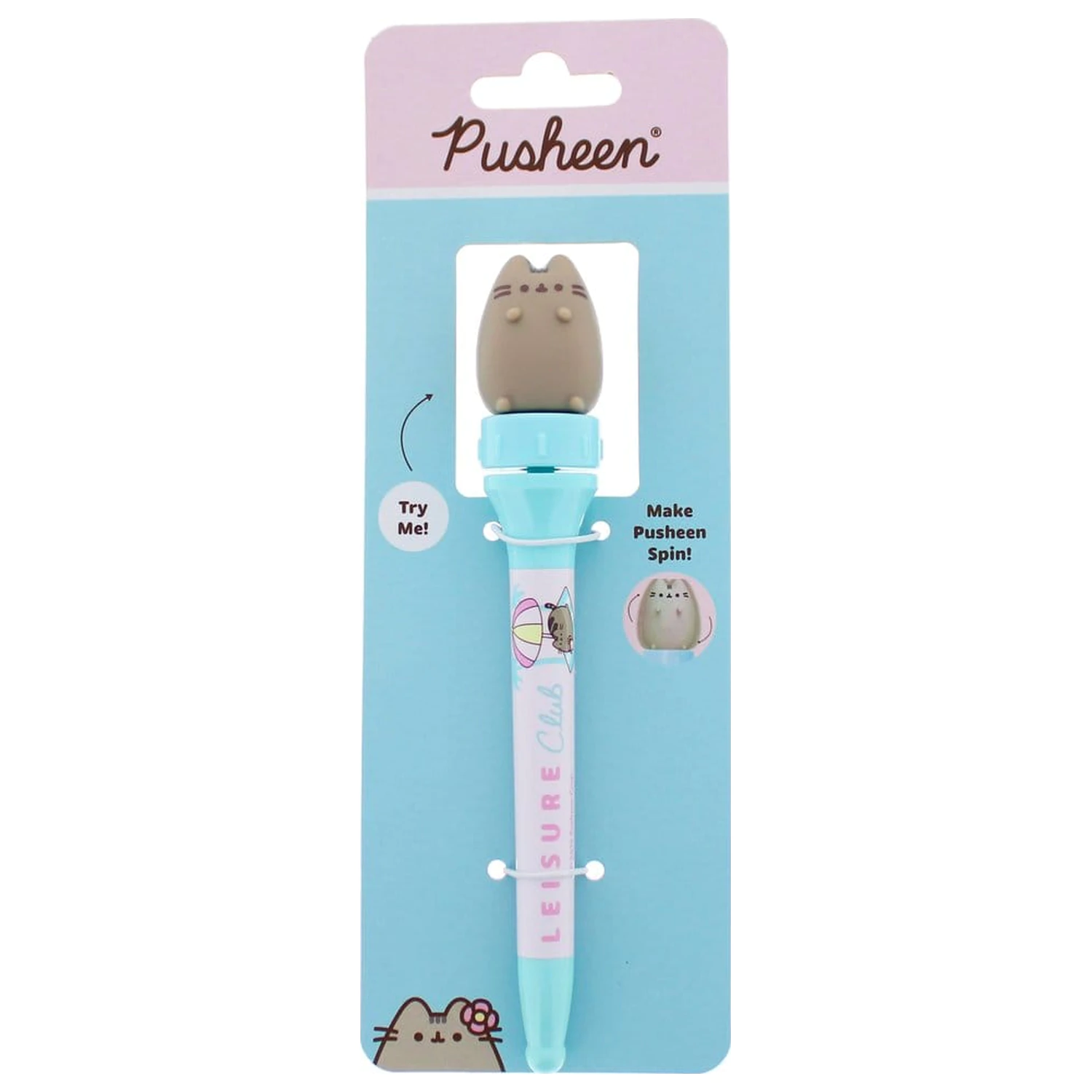 Pusheen Pen Spinny Leisure Club Blue product photo