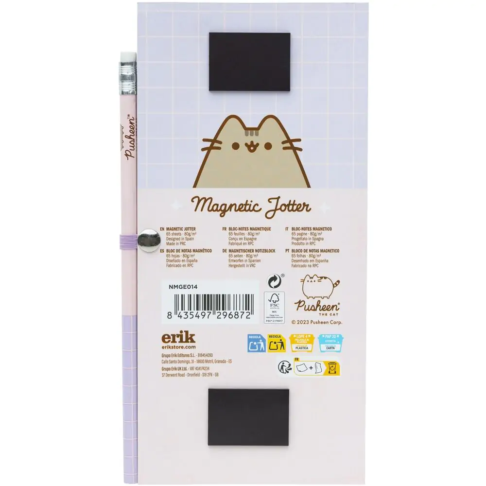 Pusheen magnetic notepads product photo