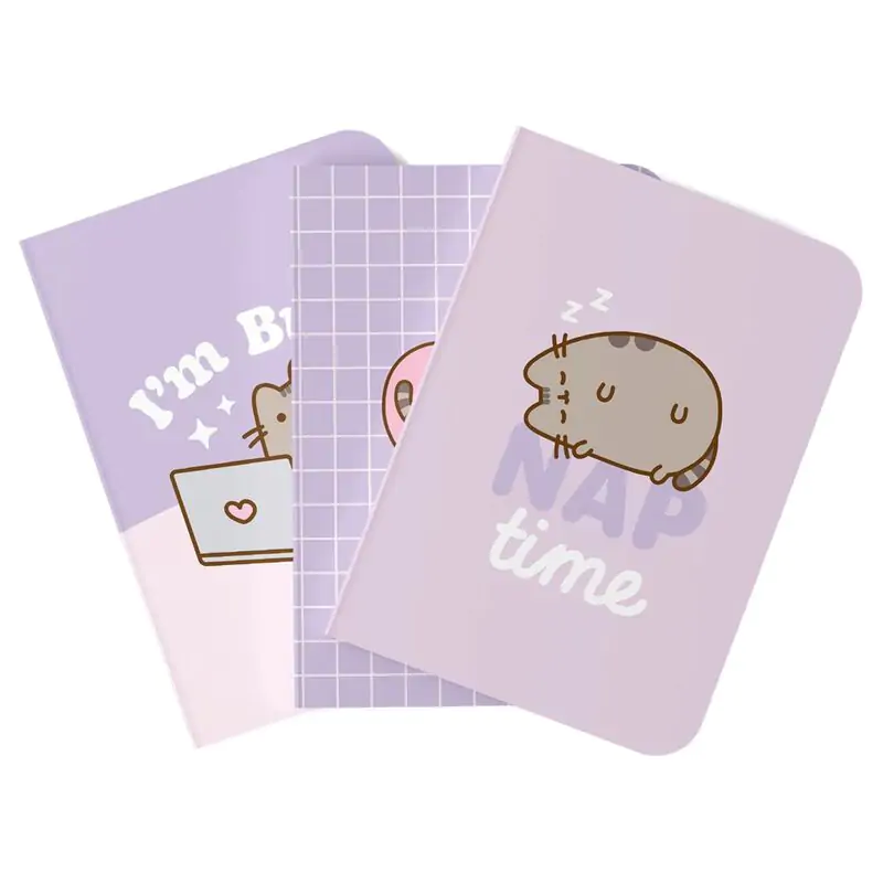 Pusheen Moments pack 3 A6 notebooks product photo