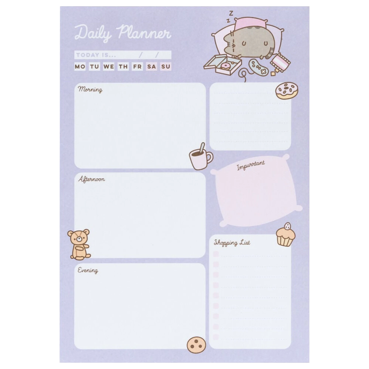 Pusheen Moments A5 daily planner product photo