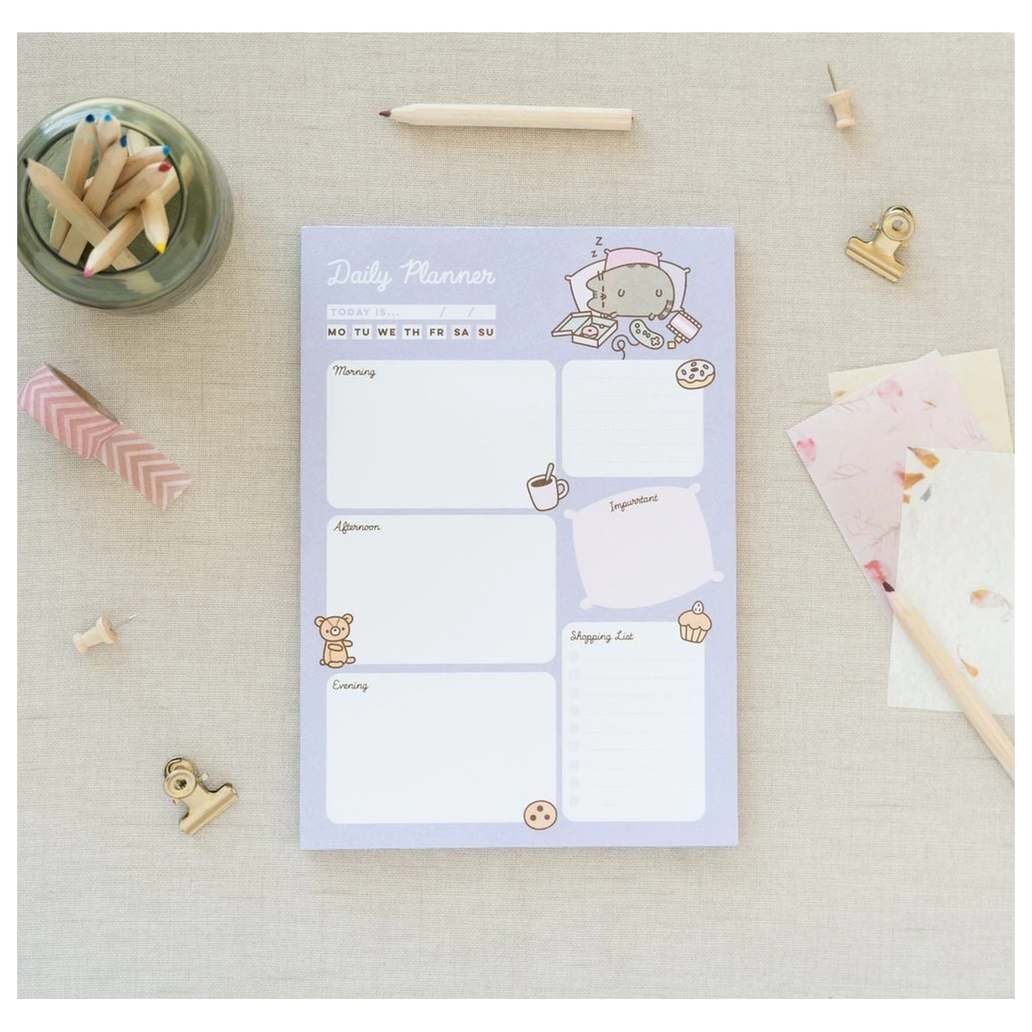 Pusheen Moments A5 daily planner product photo