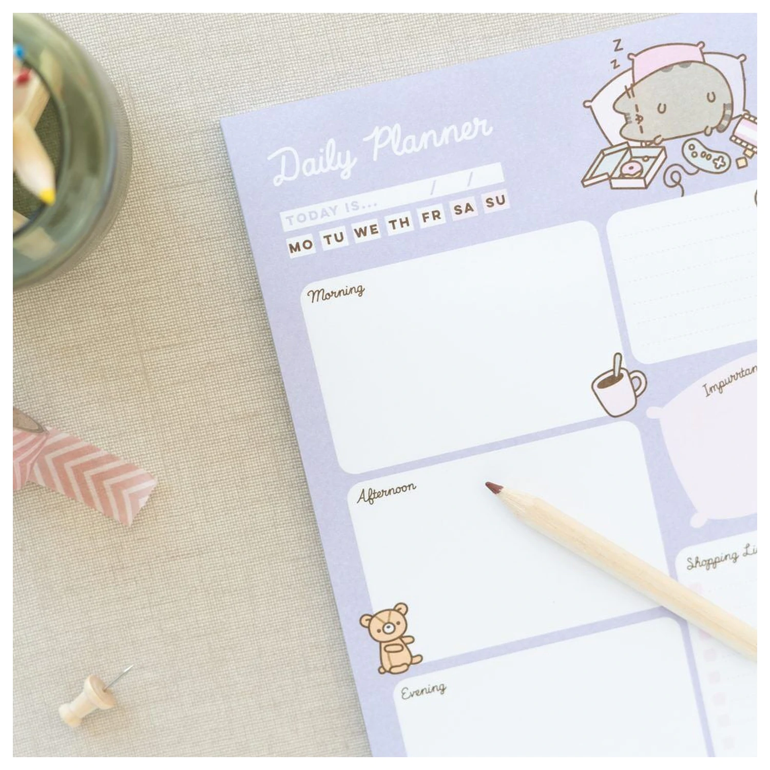 Pusheen Moments A5 daily planner product photo