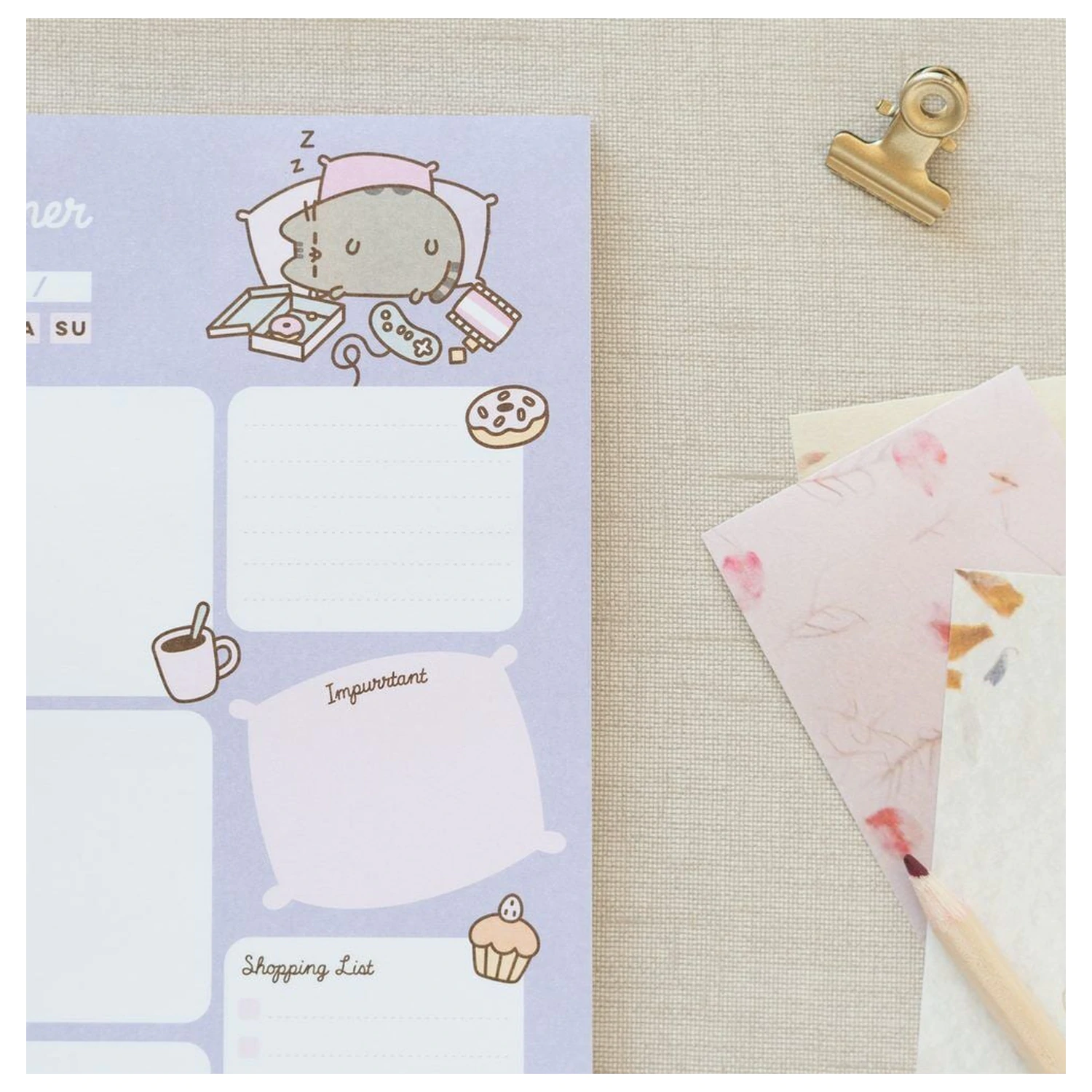 Pusheen Moments A5 daily planner product photo