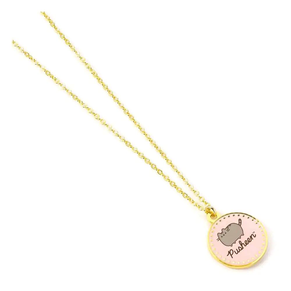 Pusheen Pendant & Necklace Pink Name product photo