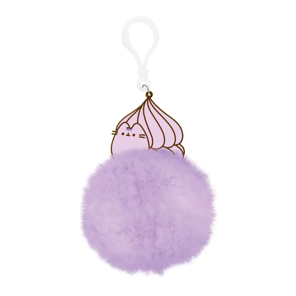 Pusheen pompom keychain product photo