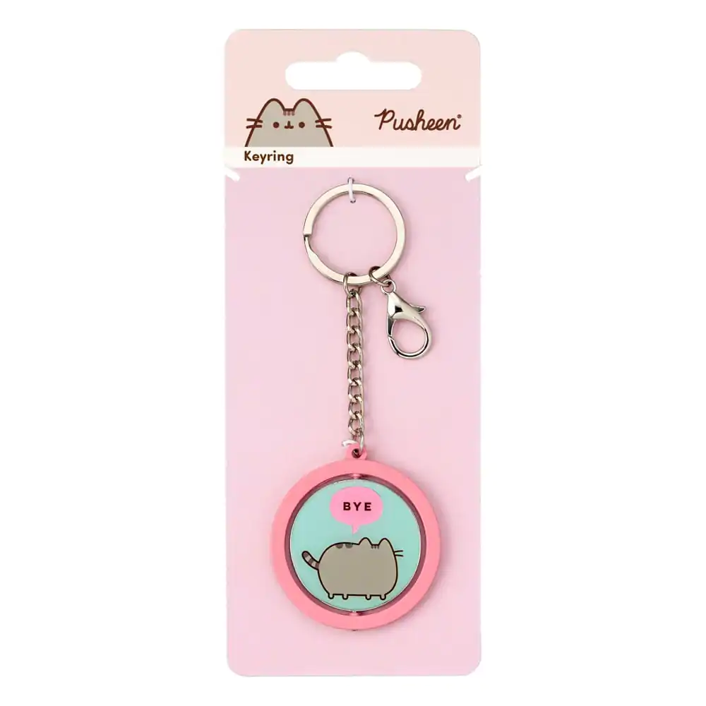 Pusheen Keychain "Hi , Bye" Spinning product photo