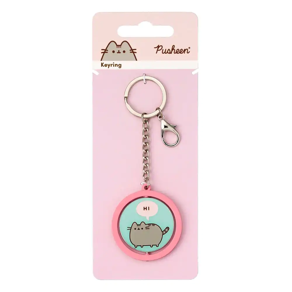 Pusheen Keychain "Hi , Bye" Spinning product photo