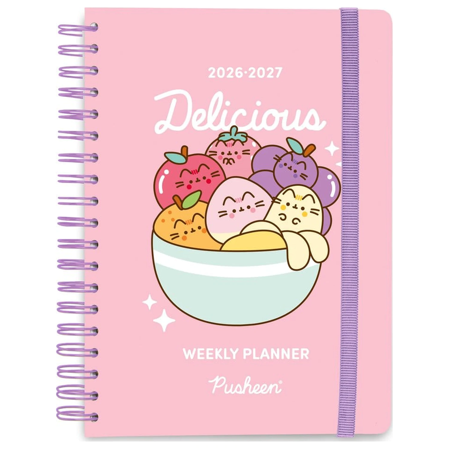 Pusheen School Diary weekly planner 2026/2027 Fruits A5 product photo