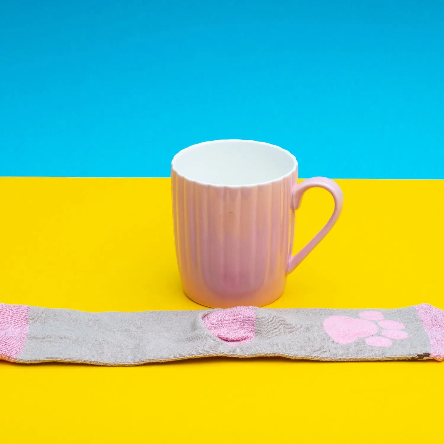 Pusheen Sock in a Mug Pink Cupcake product photo