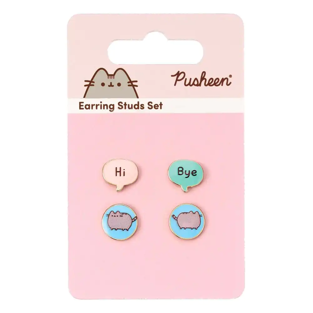 Pusheen Stud Earrings 2-pack "Hi , Bye" termékfotó