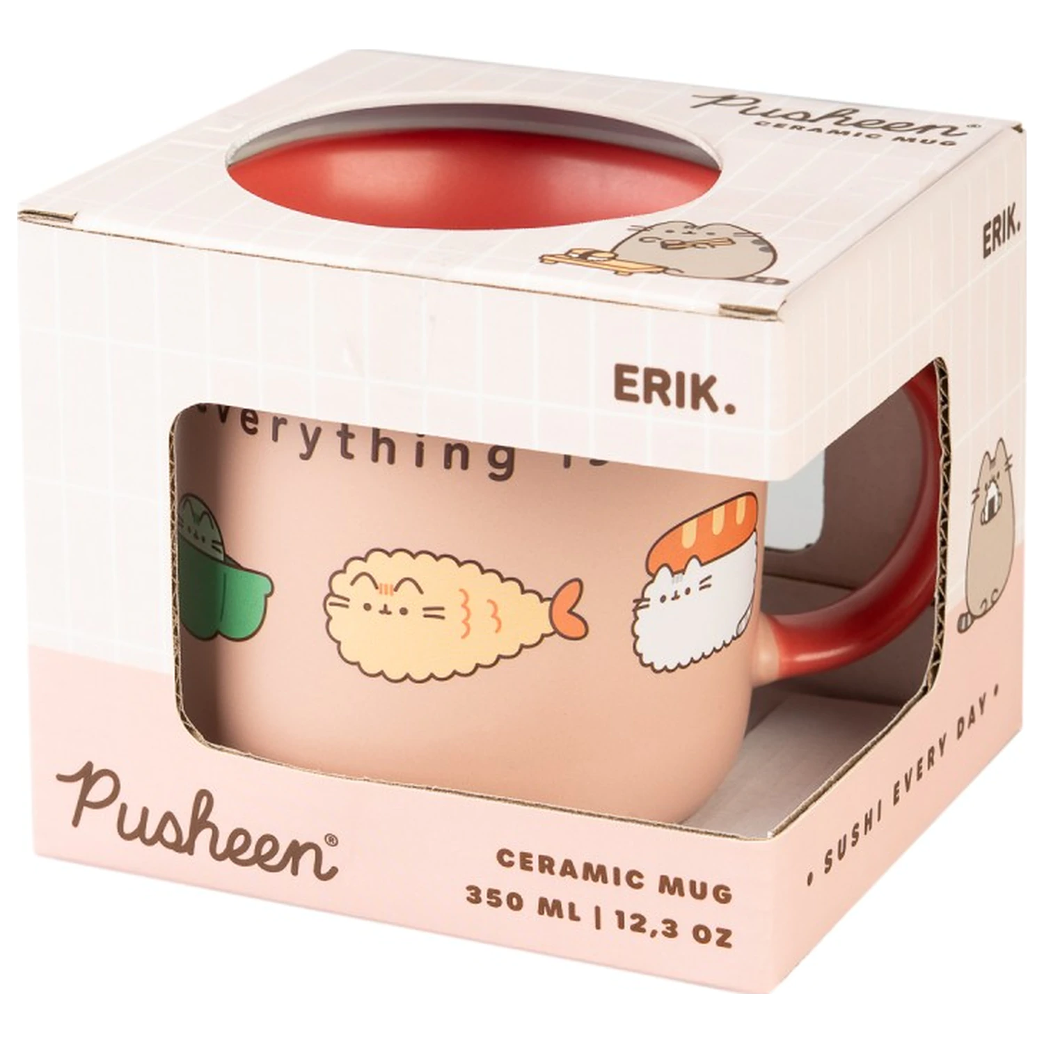 Pusheen Sushi Roll premium mug product photo