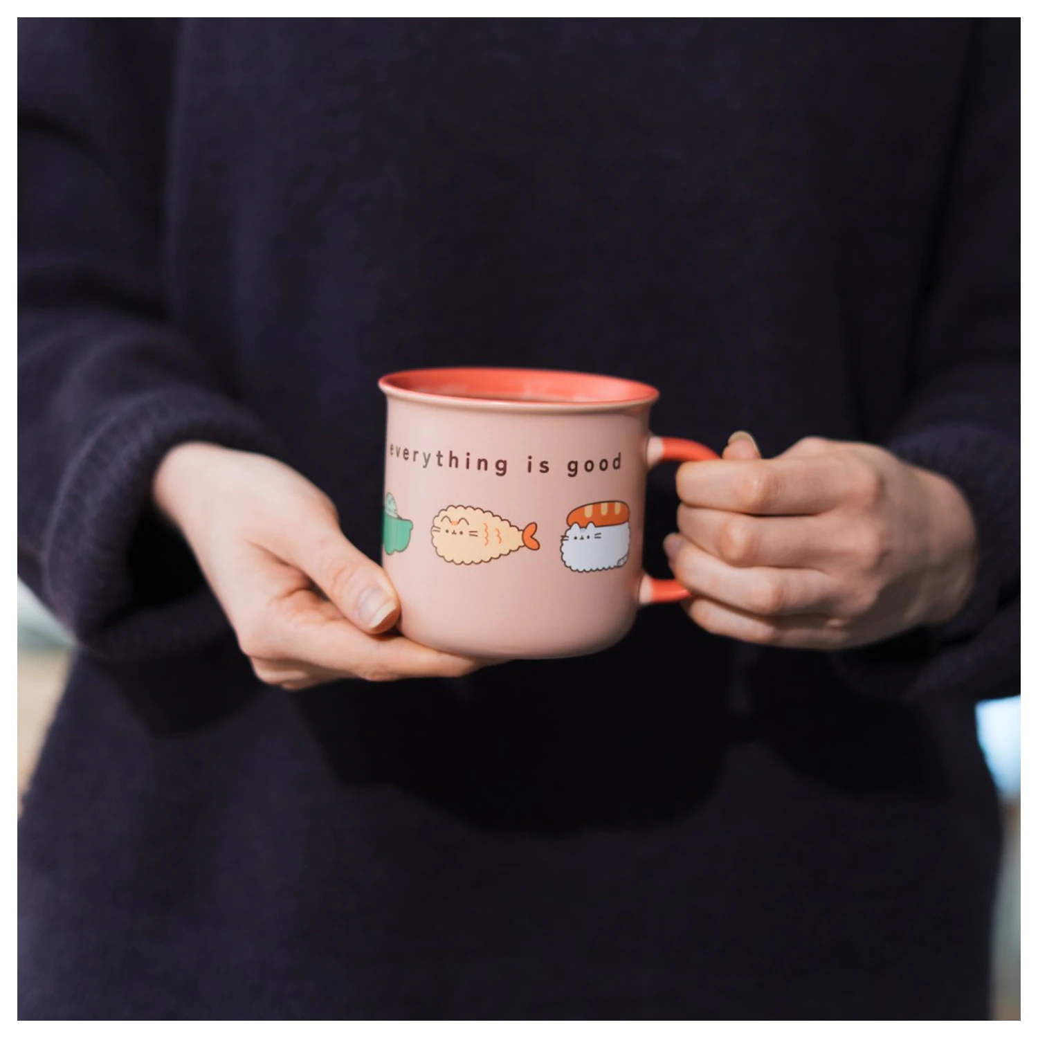 Pusheen Sushi Roll premium mug product photo
