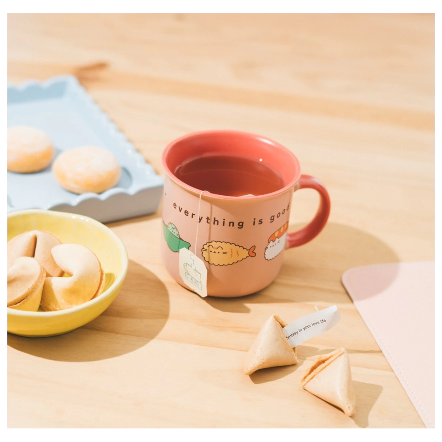 Pusheen Sushi Roll premium mug product photo