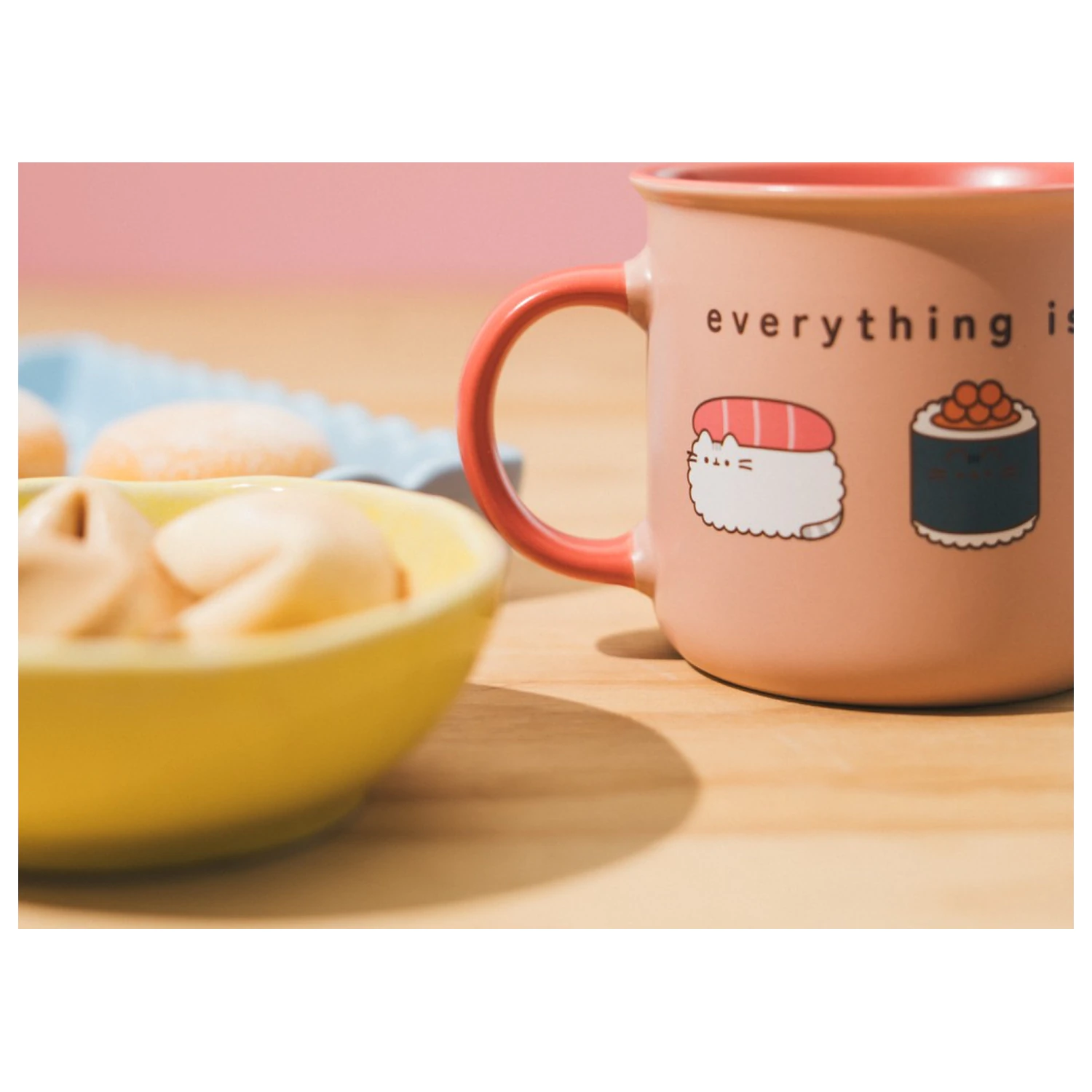 Pusheen Sushi Roll premium mug product photo