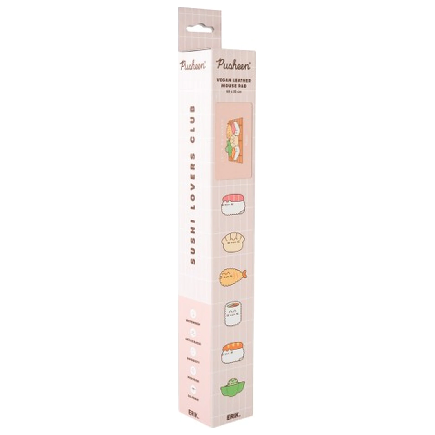 Pusheen Sushi Roll gaming desk mat product photo
