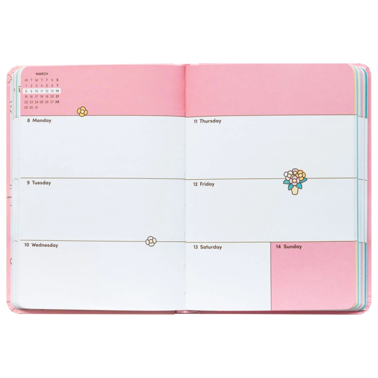 Pusheen Academic Planner Tropical Vacation 2026/27 A6 *English Version* product photo