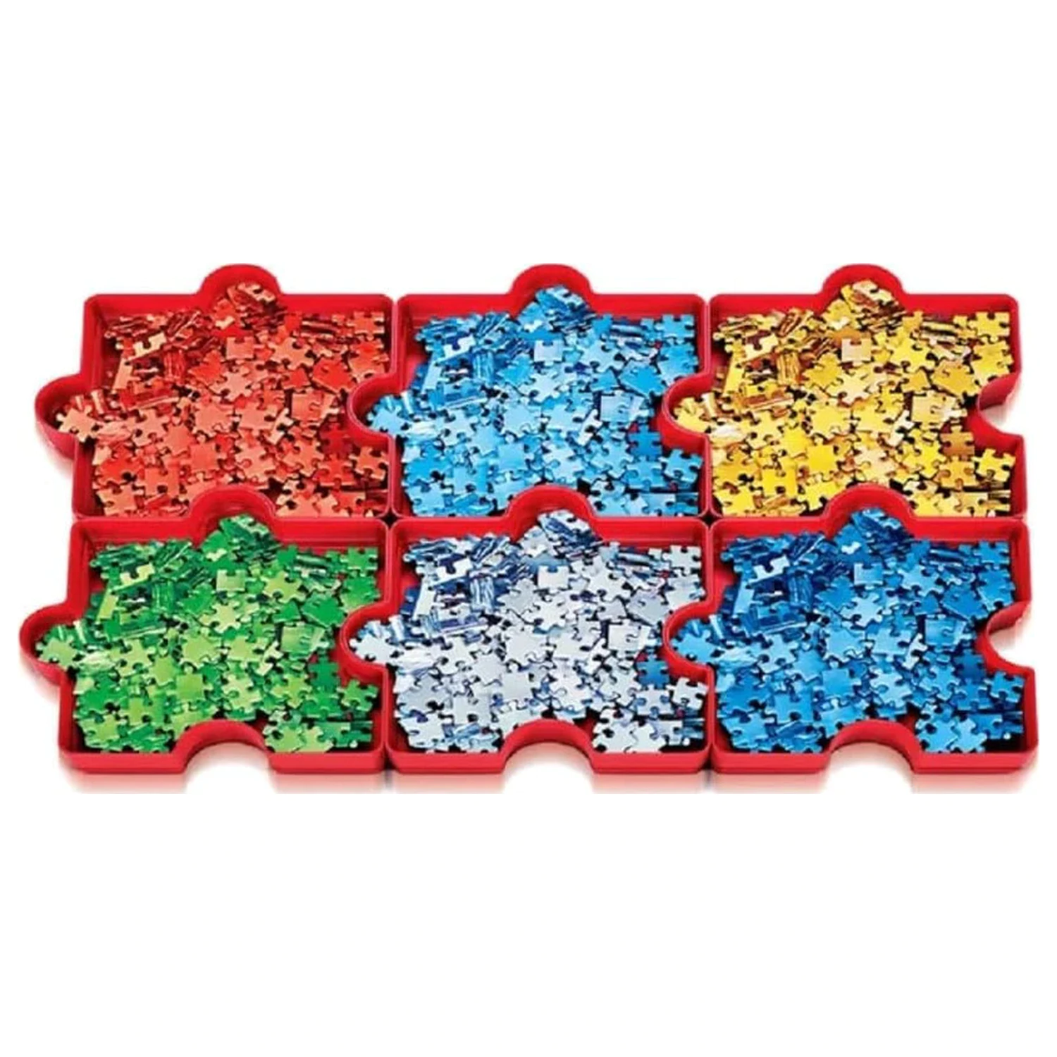 Puzzle Sorter Red 6-piece Clementoni product photo