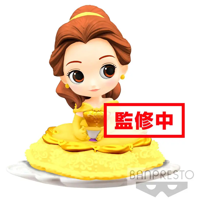 Q Posket Disney Beauty and the Beast Belle A figure 14cm product photo
