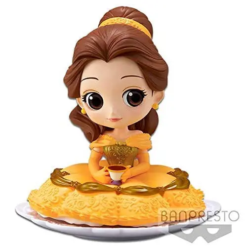 Q Posket Disney Beauty and the Beast Belle A figure 14cm product photo